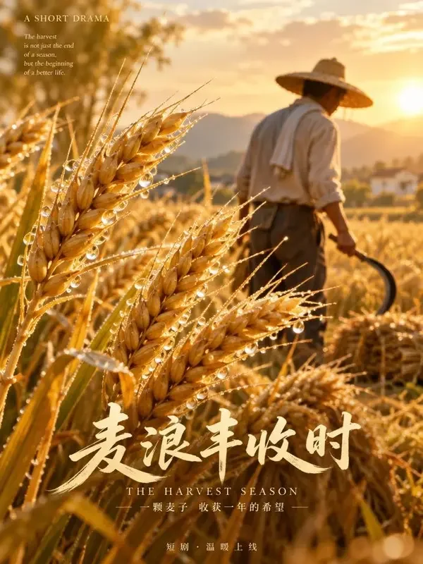 《麦穗金黄时》- 黄豆年代记忆短剧封面 《麦穗金黄时》- 黄豆年代记忆短剧封面