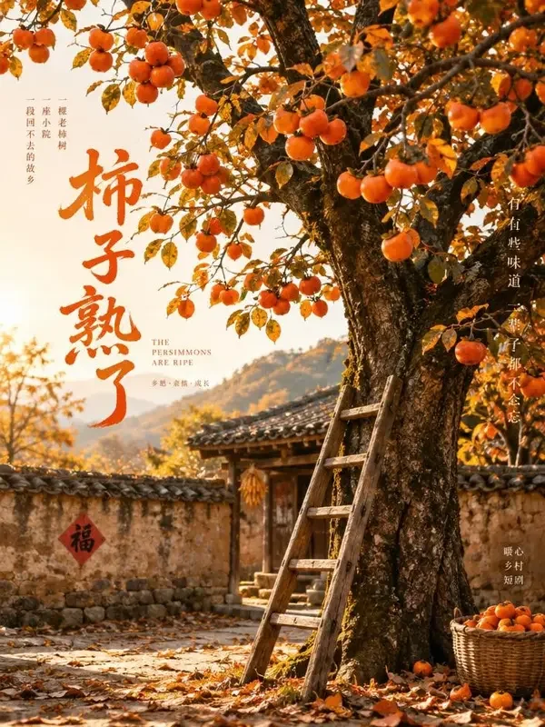 《柿子树下》- 黄豆年代记忆短剧封面 《柿子树下》- 黄豆年代记忆短剧封面